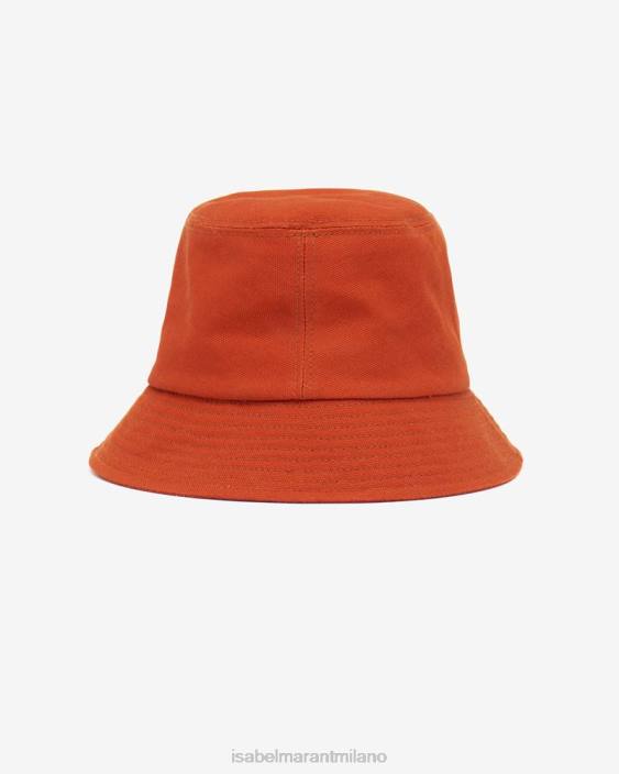 accessorio R88T1073 Isabel Marant unisex cappello haley terracotta