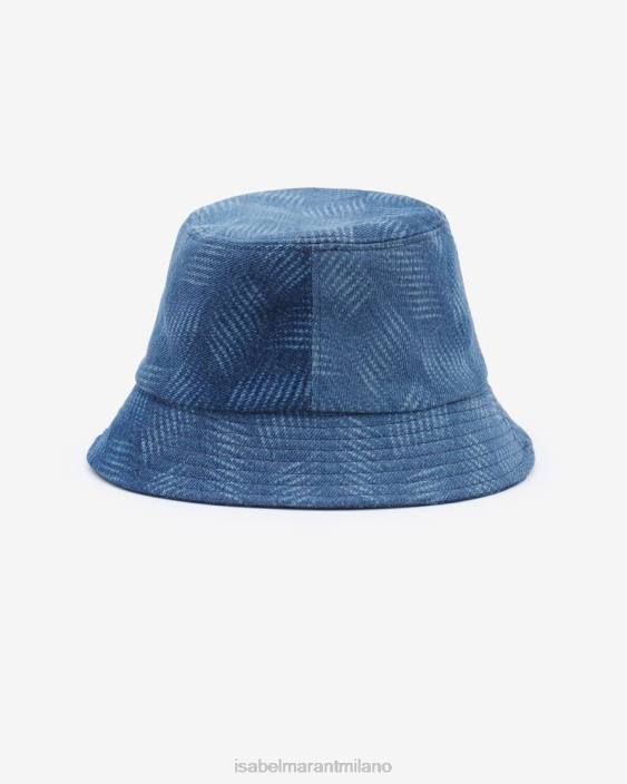 accessorio R88T1084 Isabel Marant unisex cappello haley blu