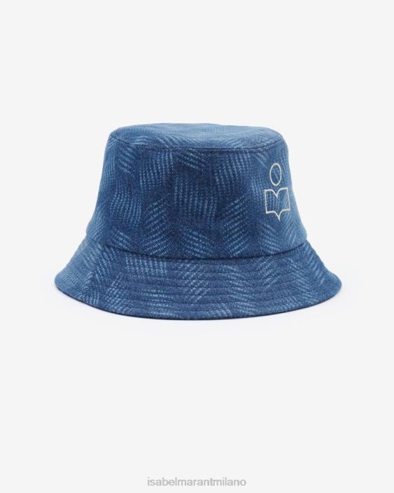 accessorio R88T1084 Isabel Marant unisex cappello haley blu