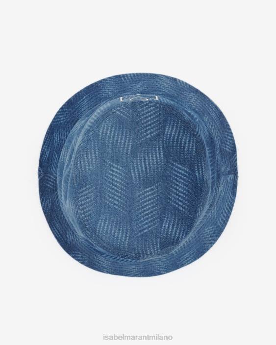 accessorio R88T1084 Isabel Marant unisex cappello haley blu