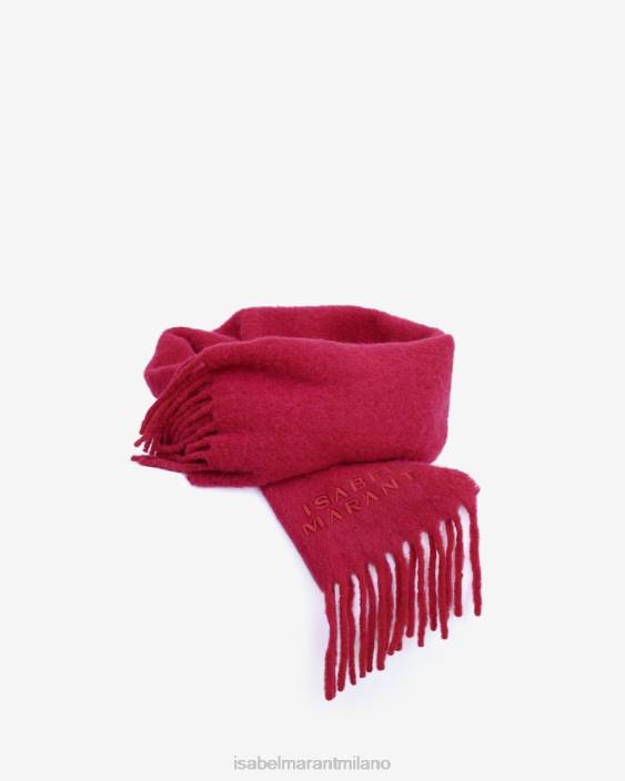 accessorio R88T1139 Isabel Marant unisex sciarpa ardente magenta