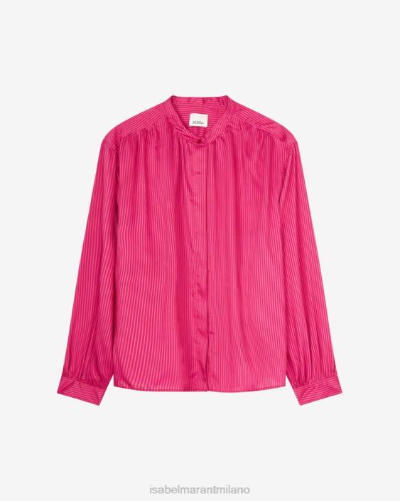 vestiario R88T207 Isabel Marant donne Ulisse in alto fucsia