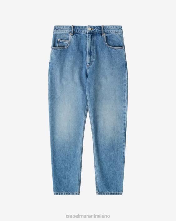 vestiario R88T549 Isabel Marant donne Nea jeans slim azzurro