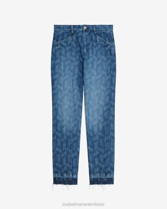 vestiario R88T551 Isabel Marant donne jeans sulanoa slim blu