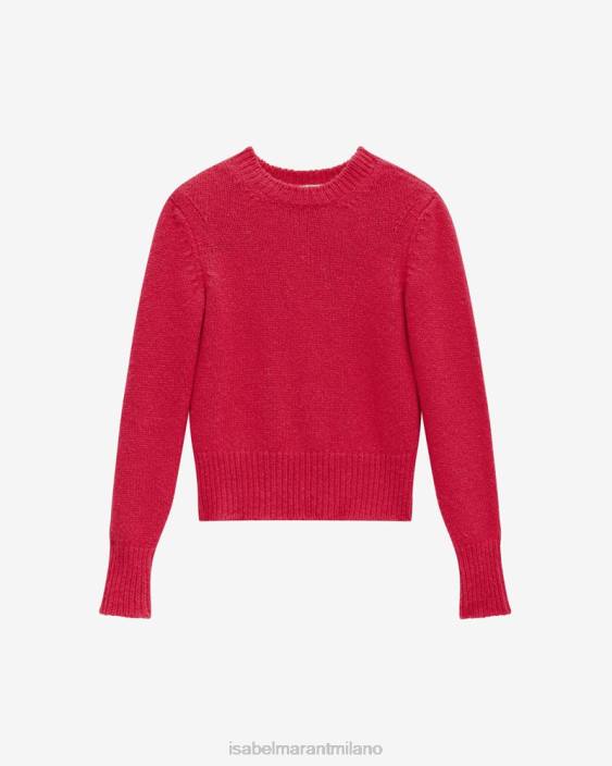 vestiario R88T282 Isabel Marant donne maglione di alpaca Erwany fucsia