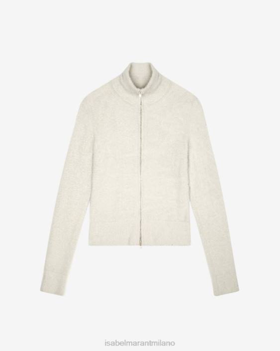 vestiario R88T569 Isabel Marant donne cardigan di Amina ecru