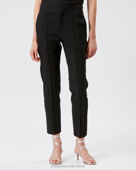 vestiario R88T303 Isabel Marant donne pantaloni sioliran nero