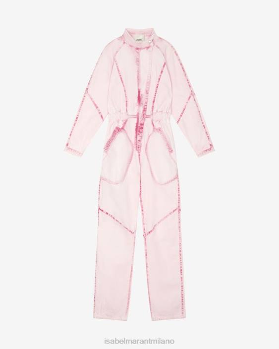 vestiario R88T313 Isabel Marant donne kimea nel complesso rosa chiaro