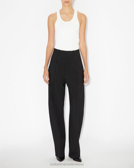 vestiario R88T321 Isabel Marant donne pantaloni sopiavea nero