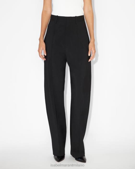 vestiario R88T321 Isabel Marant donne pantaloni sopiavea nero