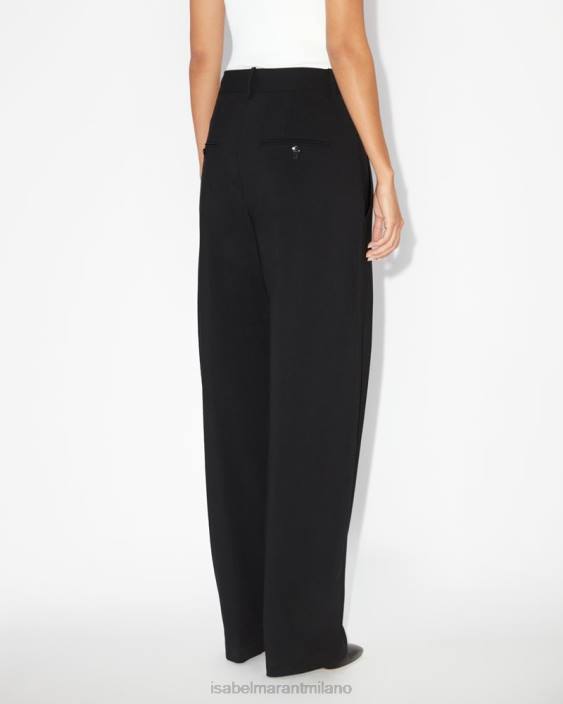 vestiario R88T321 Isabel Marant donne pantaloni sopiavea nero