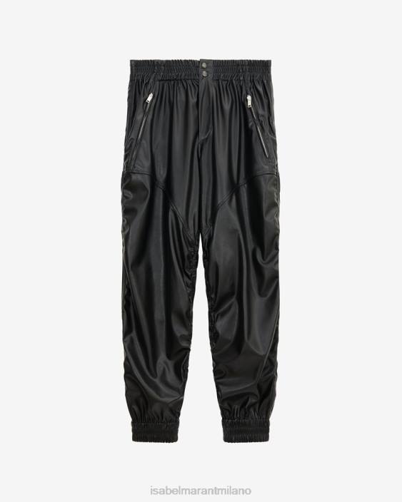 vestiario R88T700 Isabel Marant donne pantaloni bolena nero