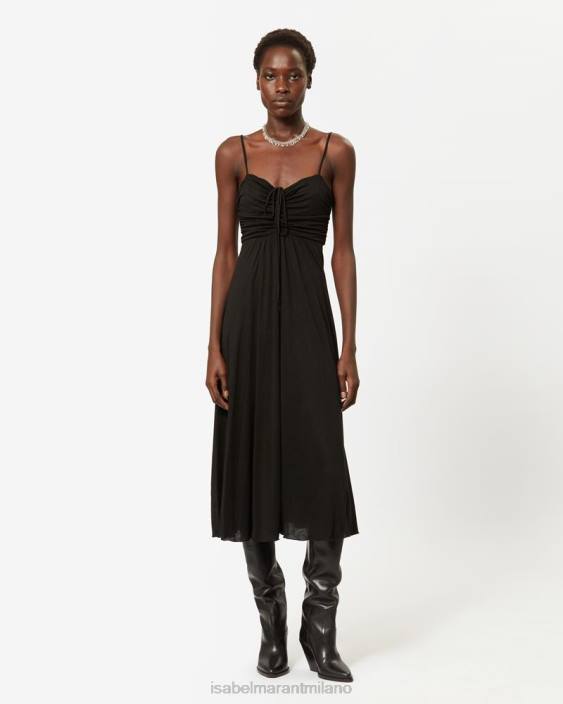 vestiario R88T150 Isabel Marant donne vestito da Jenila nero