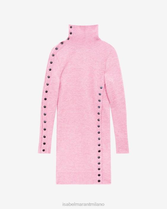 vestiario R88T93 Isabel Marant donne abito marinaro rosa