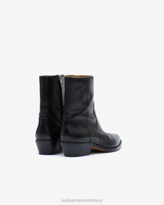 calzature R88T898 Isabel Marant uomini stivaletti okuni nero