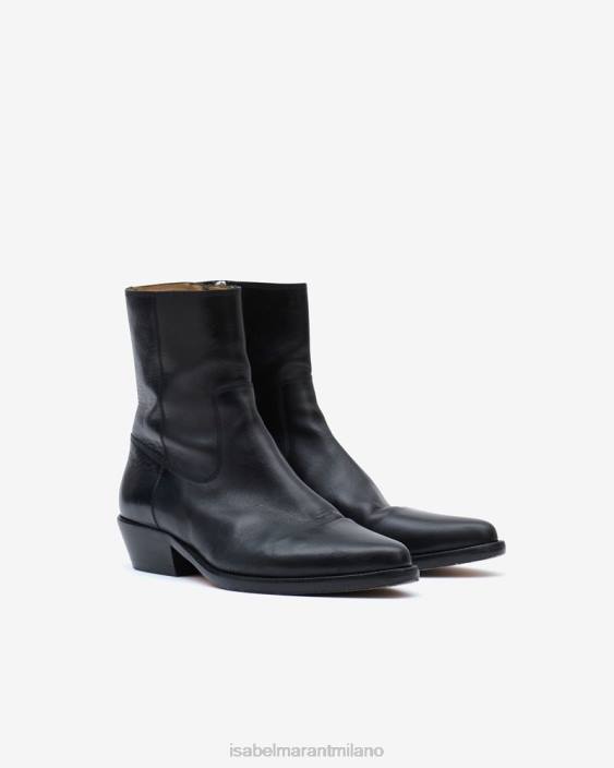 calzature R88T898 Isabel Marant uomini stivaletti okuni nero