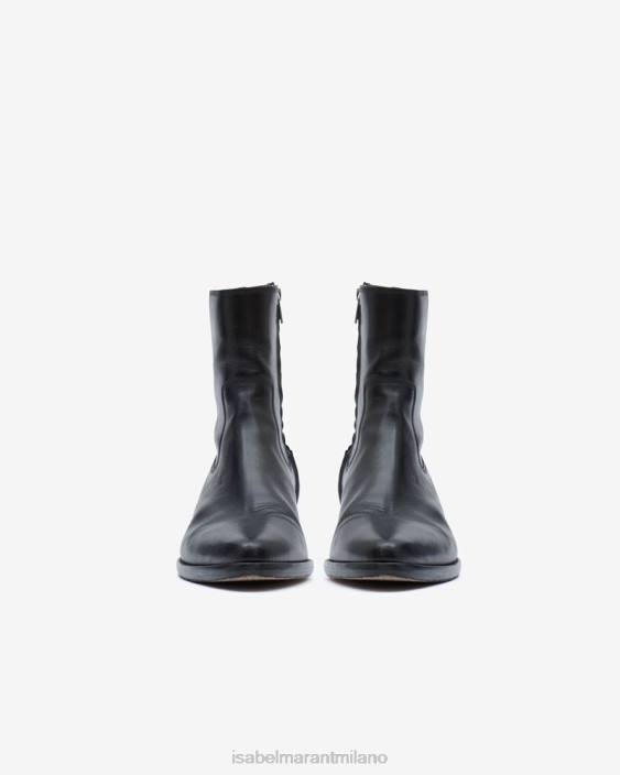 calzature R88T898 Isabel Marant uomini stivaletti okuni nero