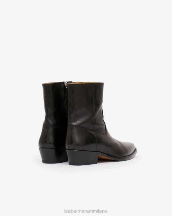 calzature R88T900 Isabel Marant uomini Stivaletti in pelle delix nero