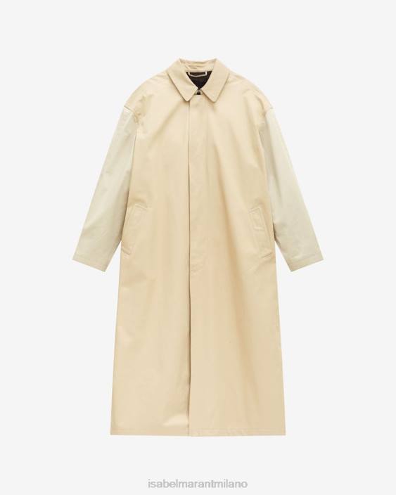 vestiario R88T1267 Isabel Marant uomini Trench Eisley neutro