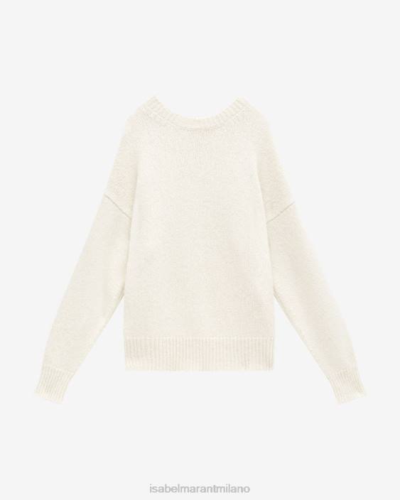 vestiario R88T1402 Isabel Marant uomini stupido maglione di alpaca ecru