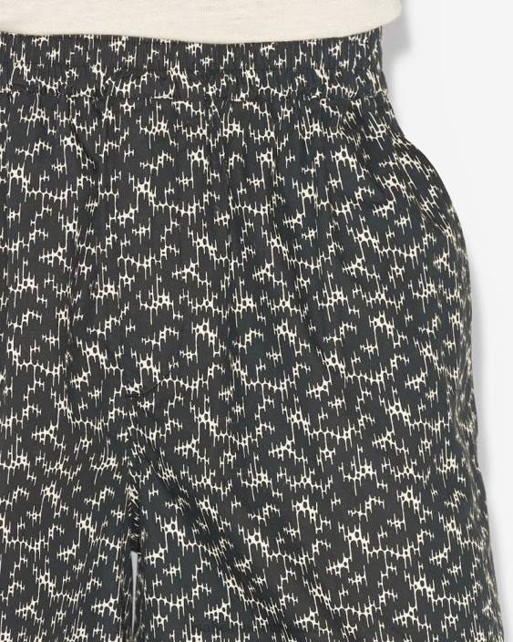 vestiario R88T1413 Isabel Marant uomini pantaloncini vataya nero