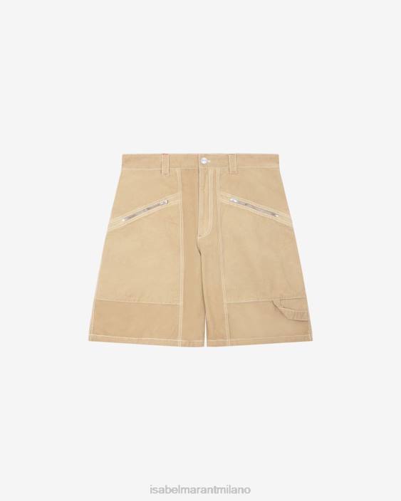 vestiario R88T1415 Isabel Marant uomini pantaloncini feoni Sahara