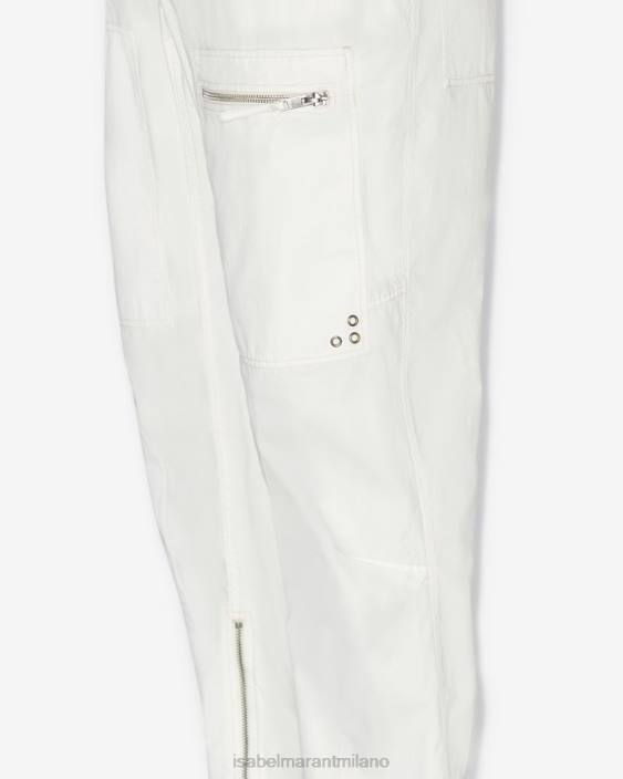 vestiario R88T1418 Isabel Marant uomini pantaloni niels ecru