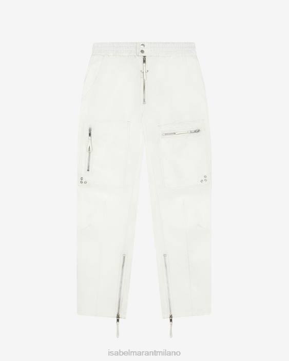 vestiario R88T1418 Isabel Marant uomini pantaloni niels ecru