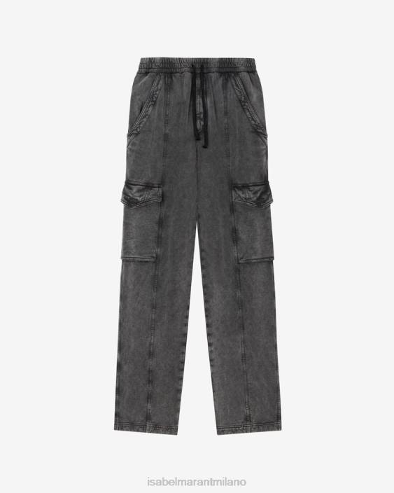 vestiario R88T1423 Isabel Marant uomini pantaloni di Pryam nero