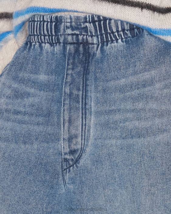 vestiario R88T1424 Isabel Marant uomini pantaloni timeo azzurro